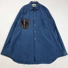 【希少Lサイズ】COMME des GARCONS SHIRT 長袖シャツ 切替のサムネイル