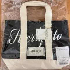Herlipto HLT Mini Tote ルミネ限定トートバッグ Herlipto HLT Mini Tote ルミネ限定 トートバッグ ブラック - メルカリ