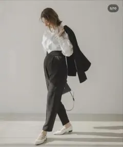 テーパードパンツ ハイウエスト