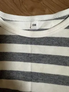 無印　長袖カットソー オーガニックコットン130