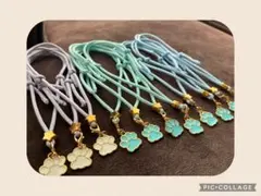 ✩.*˚ハンドメイド✩.*˚トリミングチョーカー チャーム 肉球モチーフ11点のサムネイル