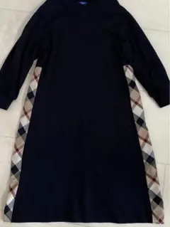 【数回着用】ブルーレーベル　ワンピース　ネイビー　38