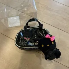 キティ ミニボストン&マスコット デビルキティ