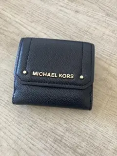 マイケルコース　折り財布　ブラック