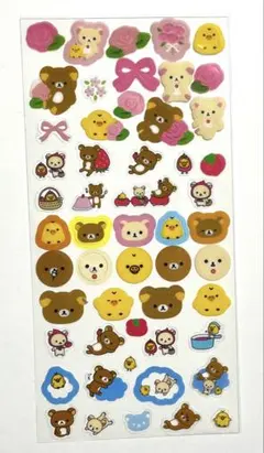 リラックマ コリラックマ キイロイトリ シールシート 新品未使用 長期保管品