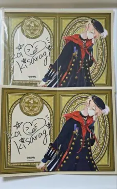 ツキウタ　ツキショ　特典　ポスカ　如月　恋