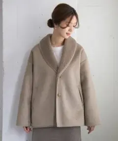 【アーバンリサーチドアーズ】フェイクムートンショールカラージャケット　裏ボア　冬