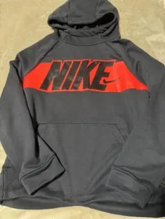 Nike DRI-FIT パーカー L ブラック/レッド