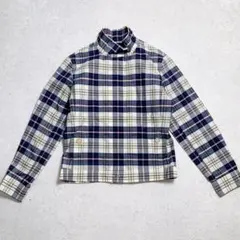 アクアスキュータム ナイロンジャンパー ブルゾン チェック柄