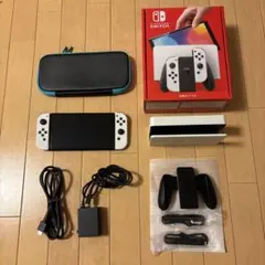 ニンテンドーSwitch本体有機EL Joy-Conホワイト美品