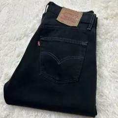 美品　希少　90s USA製 リーバイス　501 ブラック ホワイトステッチ