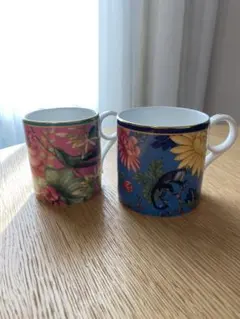 WEDGWOOD 花柄マグカップセット