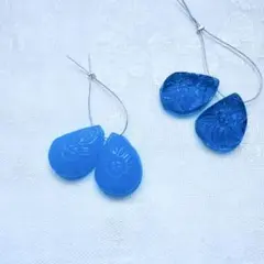 ハイドロクォーツ　カービング ブルーセット