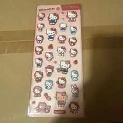 正規品　サンリオ　ハローキティ　キティ　ぷっくりシール　赤　レッド　KITTY