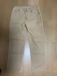 カーキ ワークパンツ