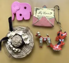 昭和レトロ　ブローチまとめて【レア】