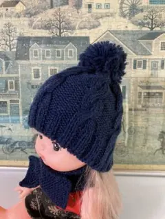 ⑪-2メルちゃんニット帽子　単品