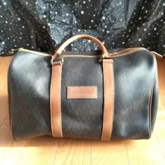 Christian Dior ボストンバッグ 中型 美品　ハニカム柄