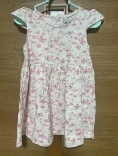 プチバトー　花柄ワンピース　4ans/104㎝