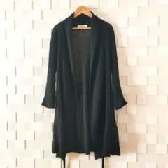 【GALLERY VISCONTI】ギャラリービスコンティ リブ編みカーディガン