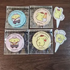 魚べい ポムポムプリン オリジナル缶バッジ コンプリートセット