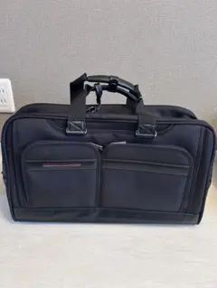 黒いボストンバッグ ナイロン製　JAL
