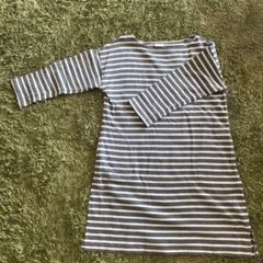 ★オーシバル ORCIVAL グレー ボーダー 長袖 チュニック★