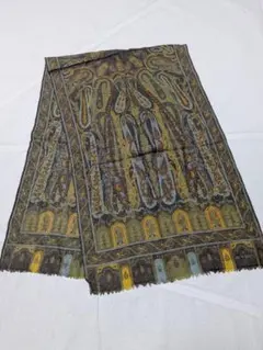 ETRO エトロ イタリア製 ウールシルク ペイズリー柄 ストールのサムネイル