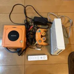 Nintendo GameCube オレンジ 本体 + Wii ホワイト