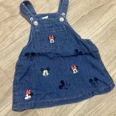 H&M 4-6m ミッキー、ミニー　ワンピース