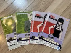 一番くじスパイファミリー F賞クリアファイル＆ポストカード