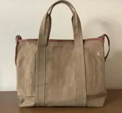 カワニシカバン ミニモンF グレージュ 美品 - メルカリ
