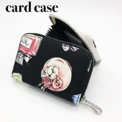 カードケース ミニ財布 小銭入れ 香水 レディース 黒 新品 スキミング
