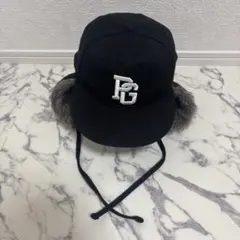 PEARLY GATES 耳あて付きキャップ ブラック