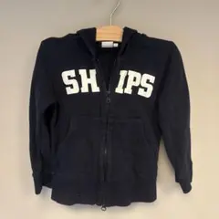SHIPS ネイビー パーカー 100cm