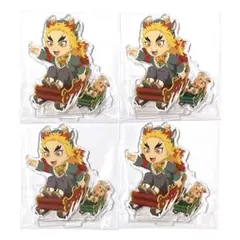 鬼滅の刃 クリスマス 2025 ランダムアクリルスタンドB 煉獄杏寿郎 4点