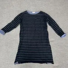 マタニティOLIVE des OLIVE ストライプワンピース L