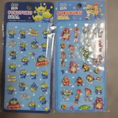 新品　ディズニー　PUKUPUKUSEAL ぷくぷくシール　2枚セット
