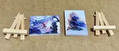 グラブル　ミニキャンバスアート 2種 オーキス&ツヴァイ ネクタル&シンシャ