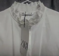 新品タグ付き お安くします 白シャツ ZARA