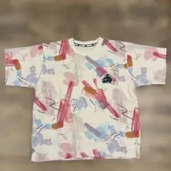 XLARGE 総柄アートポケット付半袖Tシャツ 120cm