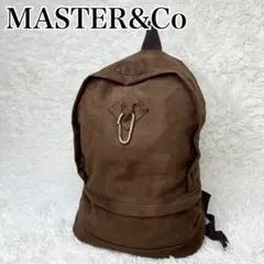 未使用級 MASTER&Co リュック スエード バックパック ブラウン