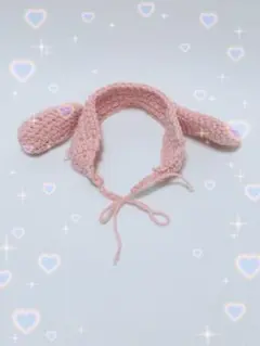 ヘッドドレス　ウサ耳　ちびぐるみ　ぬい服　ぬいぐるみ　カチューシャ　ハンドメイド