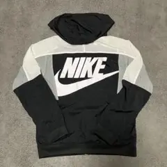 ナイキ NIKE ナイロンジャケット デカロゴ 160 ジュニア フード