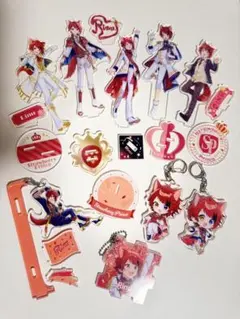 Rinu ストロベリープリンセス アクリルスタンド ＆アクキー9点セット