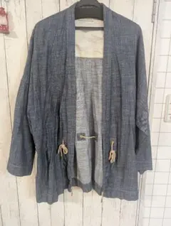 relume デニム調羽織 ダークブルー　春夏向け