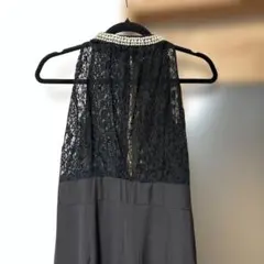 パーティドレス　ブラック　オールインワン　S