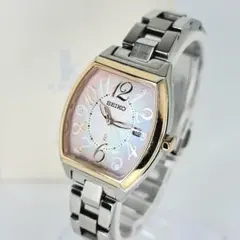 ✨箱コマ付 セイコー SEIKO lK ルキア ソーラー シェル文字盤 ピンク