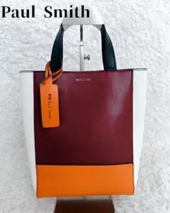 ポールスミ Paul smith ハンドバッグ 2way レザー ショルダー