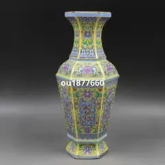 清雍正琺瑯彩賞瓶 花瓶 置物 景徳鎮 陶磁器 装飾品 現代工芸品 美術品 清雍正琺瑯彩蒔絵の花瓶 景徳鎮 陶磁器 装飾品 現代工芸品 美術品 置物